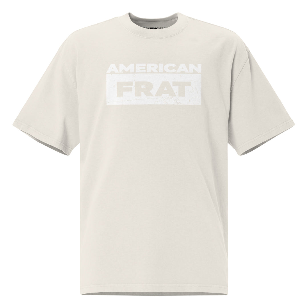 American Frat Oversized faded t-shirt