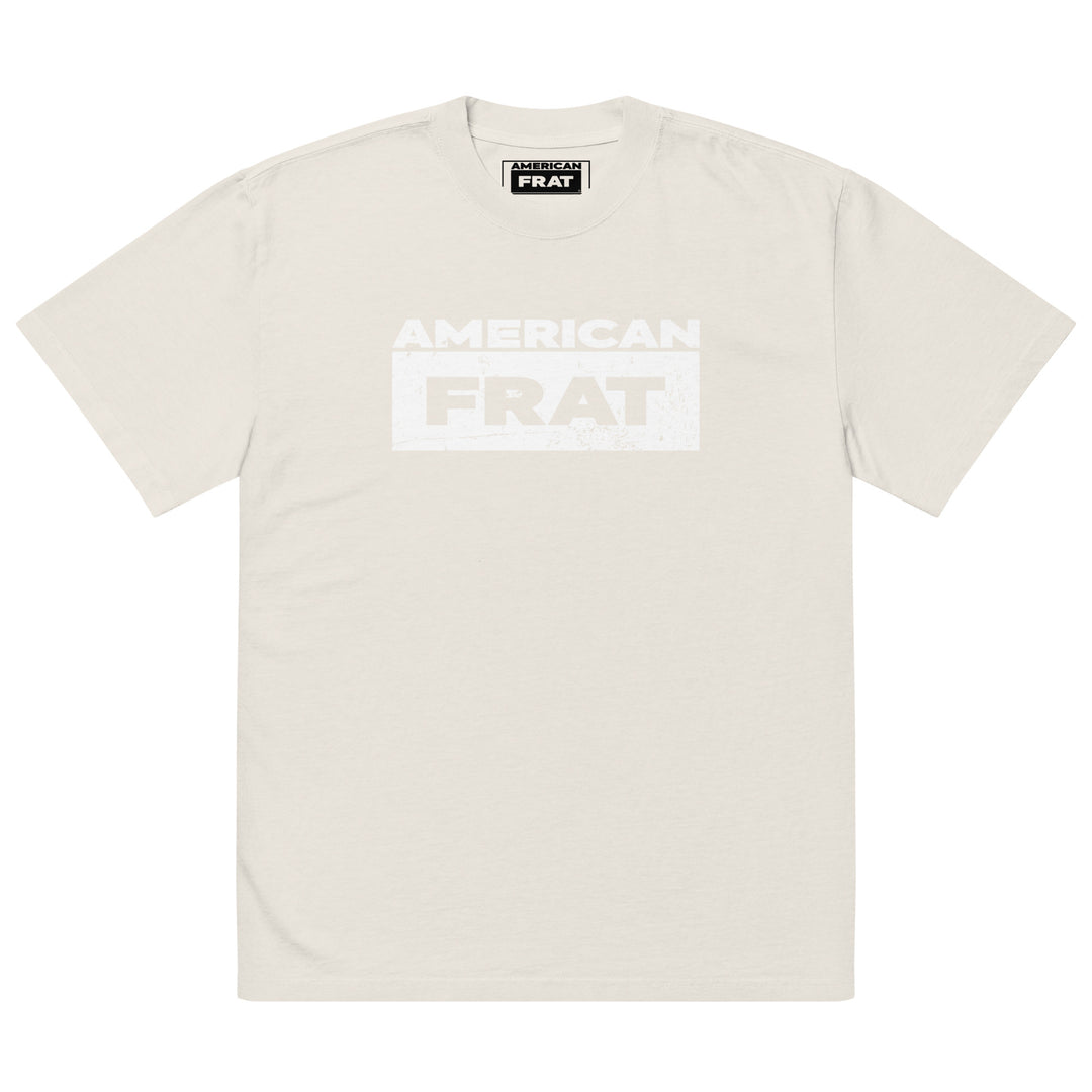 American Frat Oversized faded t-shirt