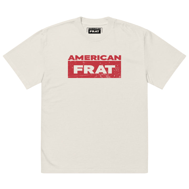 American Frat Oversized faded t-shirt