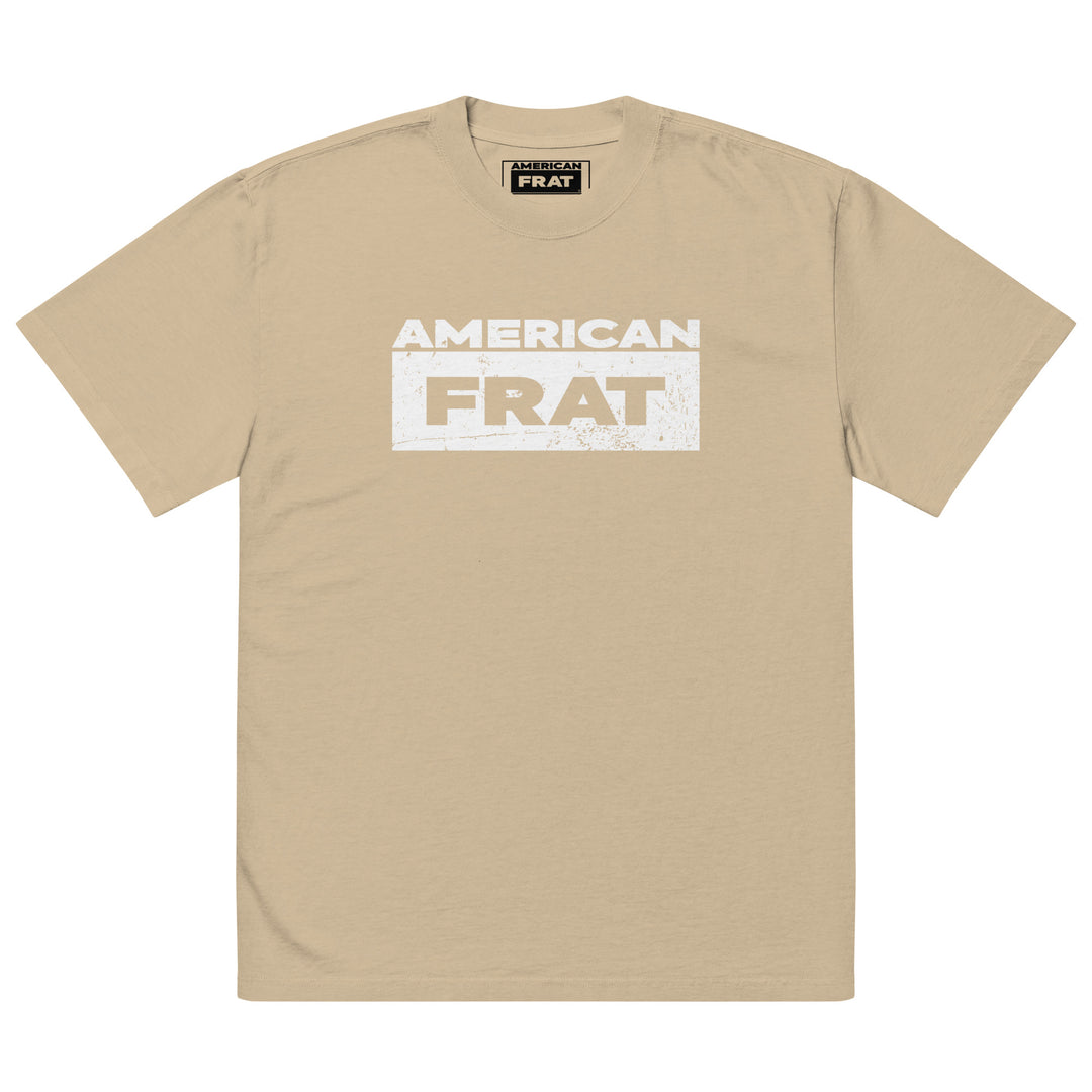 American Frat Oversized faded t-shirt