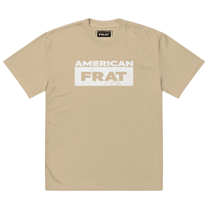 American Frat Oversized faded t-shirt